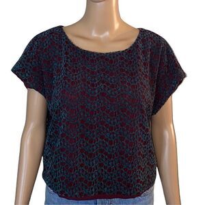 Shabby Chic Crop NWOT Large